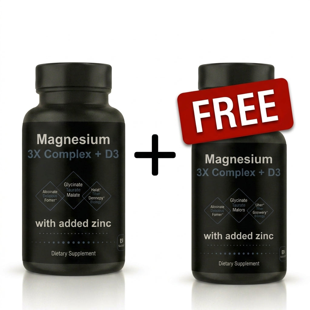Magnesium 3X Complex with Vitamin D3 + Zinc