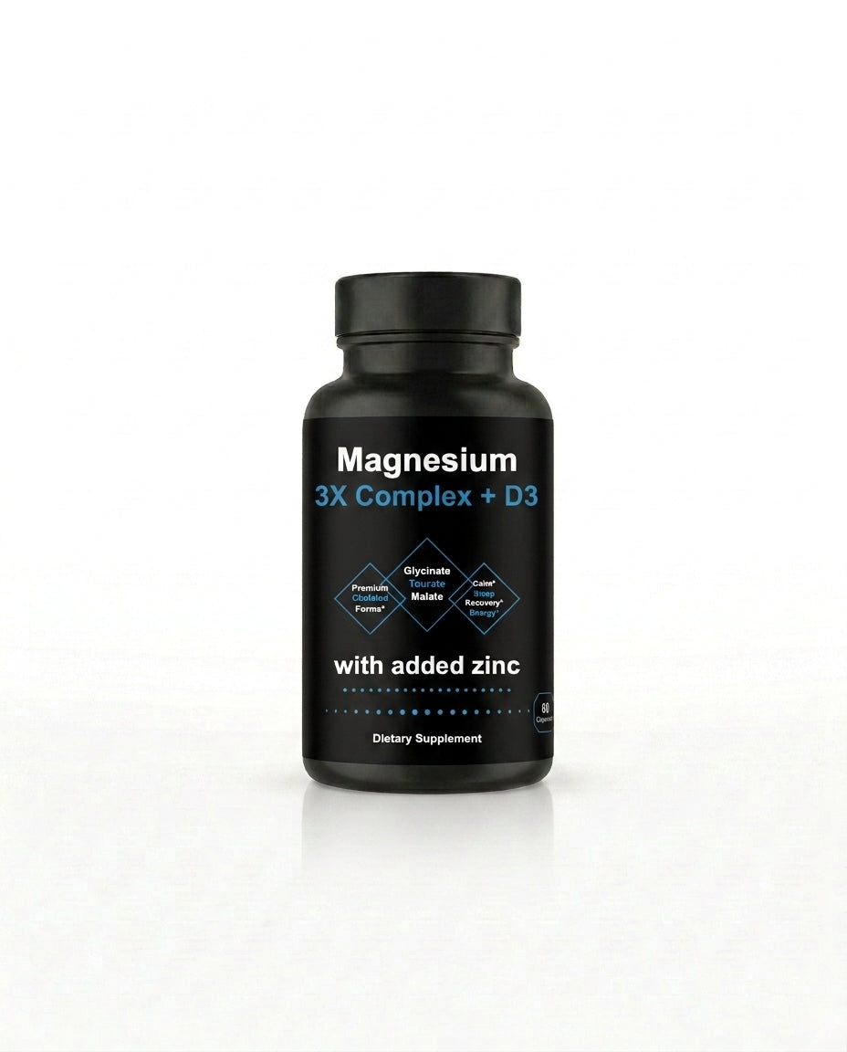 Magnesium 3X Complex with Vitamin D3 + Zinc