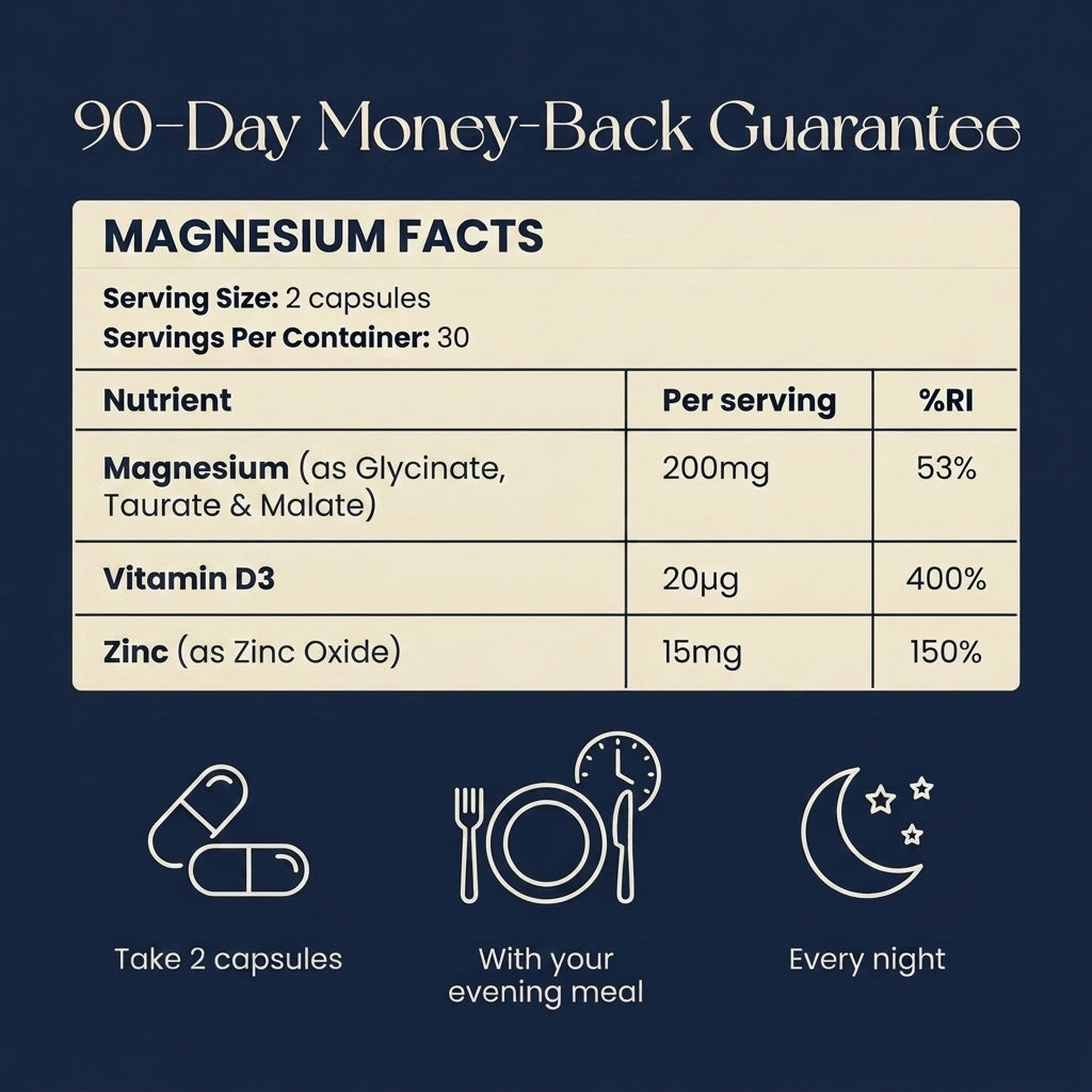 Magnesium 3X Complex with Vitamin D3 + Zinc
