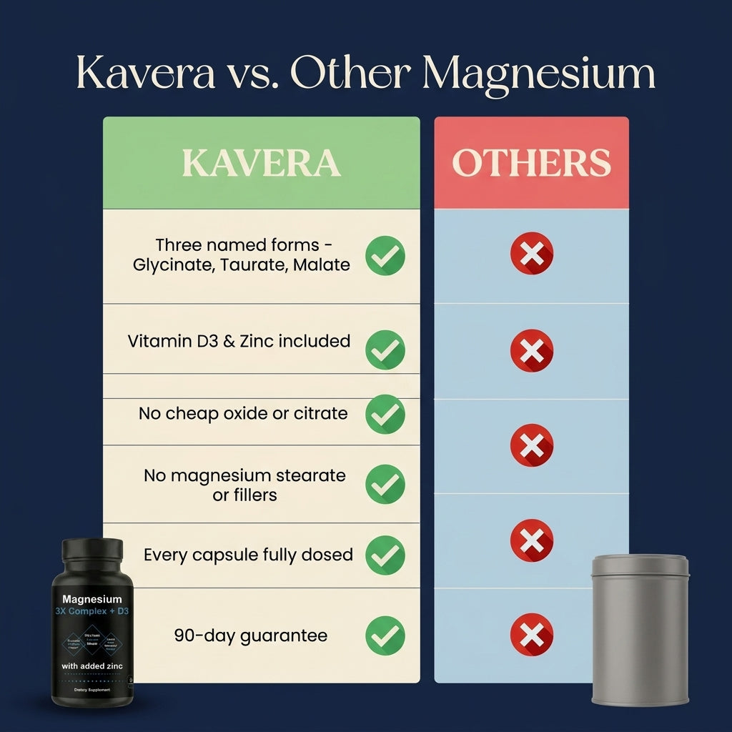 Magnesium 3X Complex with Vitamin D3 + Zinc