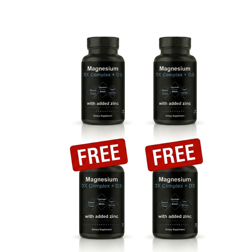 Magnesium 3X Complex with Vitamin D3 + Zinc